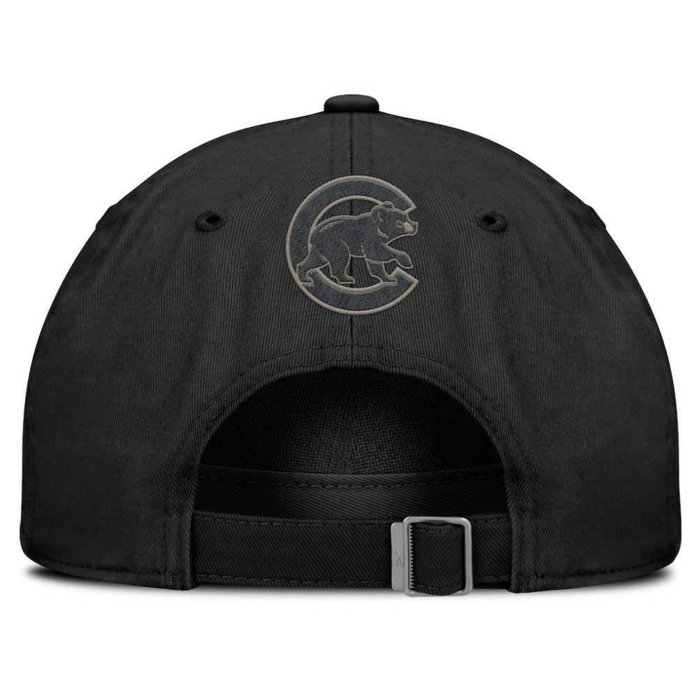 Chicago Cubs Nike Camo Pack Club Adjustable Hat - Black - Nike on Sale