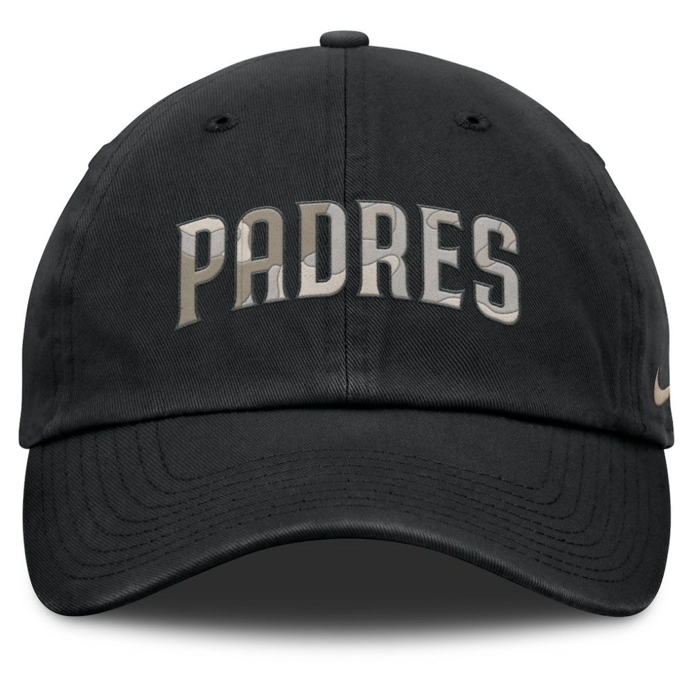 San Diego Padres Nike Camo Pack Club Adjustable Hat - Black - Nike on Sale
