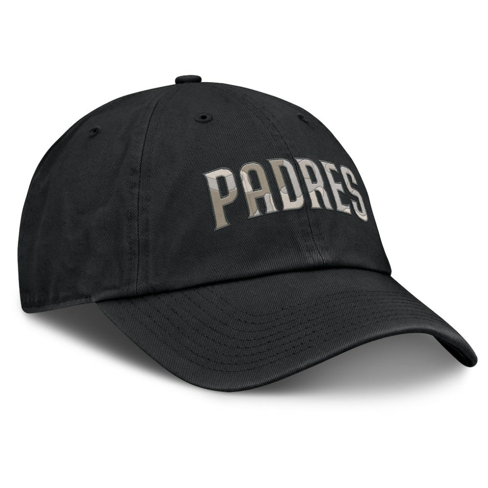 San Diego Padres Nike Camo Pack Club Adjustable Hat - Black - Nike on Sale