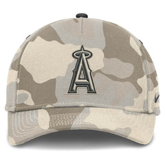 Los Angeles Angels Nike Camo Pack Rise Adjustable Hat - Natural - Nike Discount