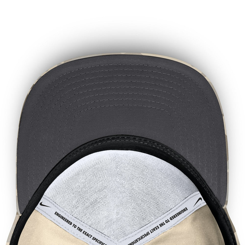Los Angeles Angels Nike Camo Pack Rise Adjustable Hat - Natural - Nike Discount