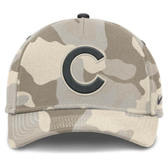 Chicago Cubs Nike Camo Pack Rise Adjustable Hat - Natural - Nike Discount