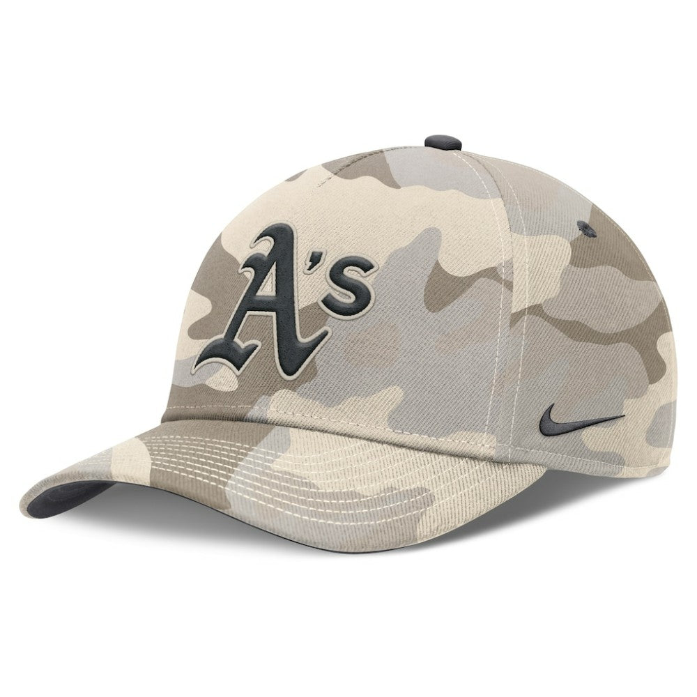 Athletics Nike Camo Pack Rise Adjustable Hat - Natural - Nike on Sale