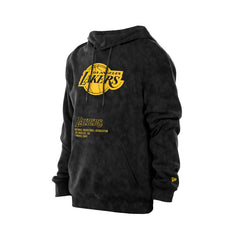Los Angeles Lakers Sport Night Mineral Wash Pullover Hoodie Black | New Era online