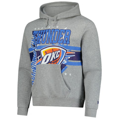 Oklahoma City Thunder Injection Sport Classics Fleece Hoodie Heather Gray | New Era Near Me