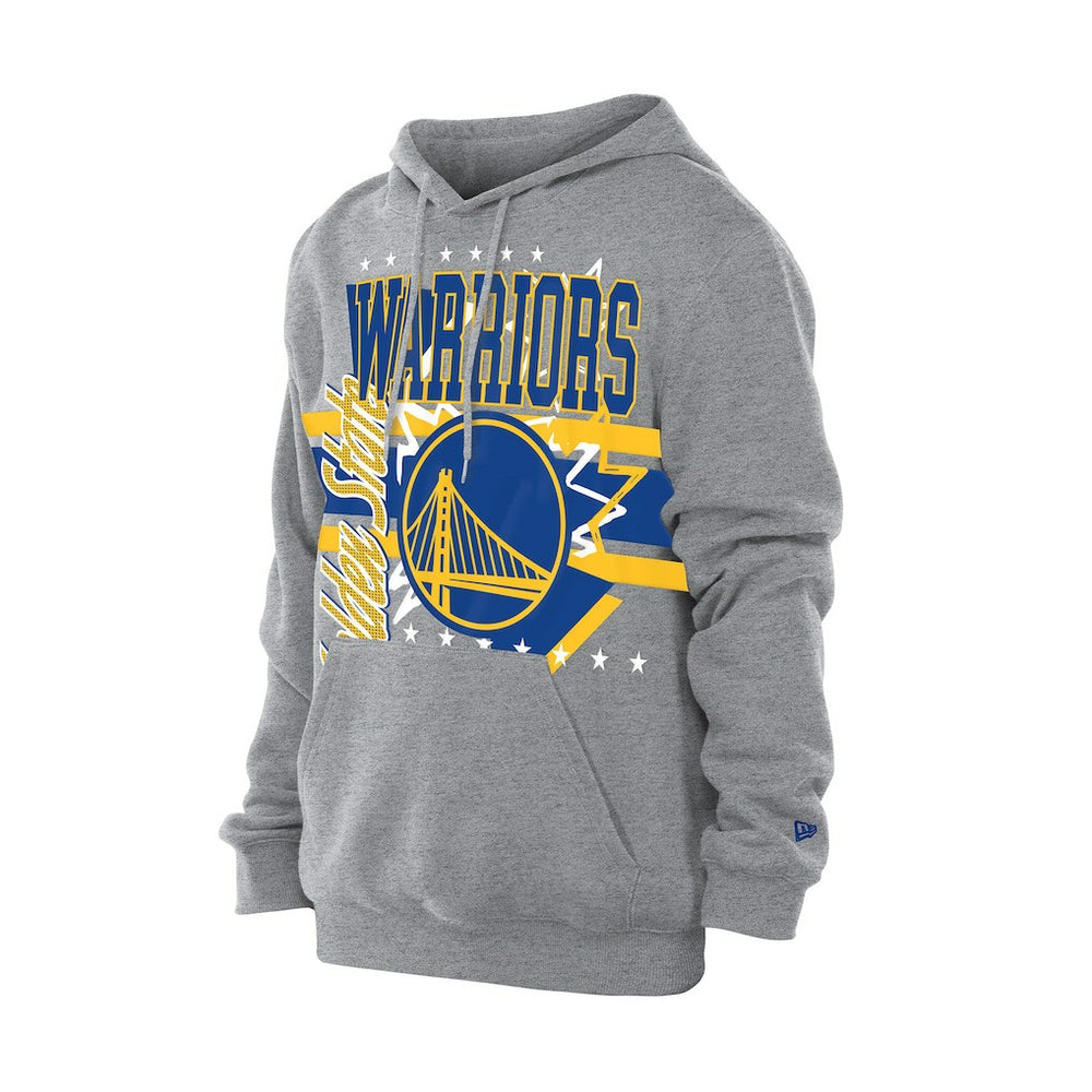 Golden State Warriors Injection Sport Classics Fleece Hoodie Heather Gray | New Era discount
