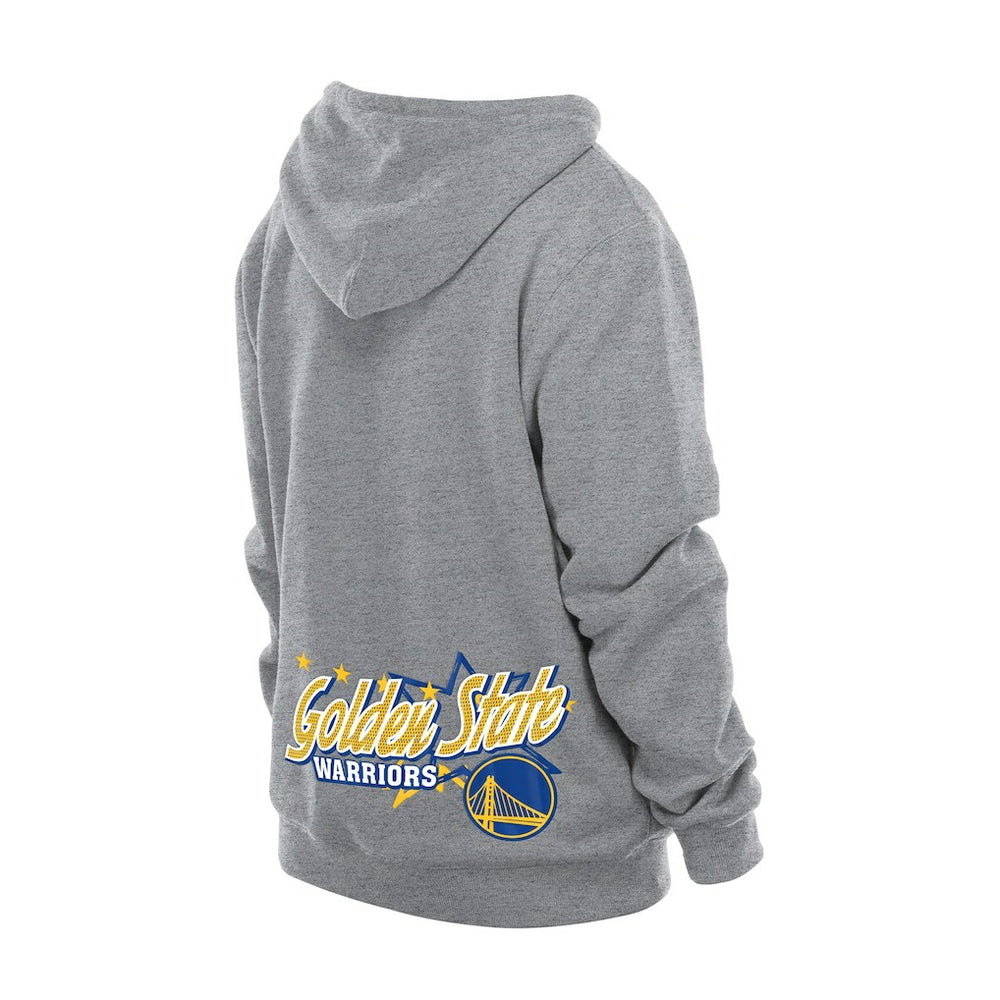 Golden State Warriors Injection Sport Classics Fleece Hoodie Heather Gray | New Era discount