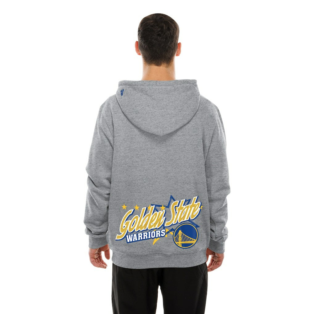 Golden State Warriors Injection Sport Classics Fleece Hoodie Heather Gray | New Era discount