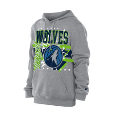 Minnesota Timberwolves Injection Sport Classics Fleece Hoodie Heather Gray | New Era US