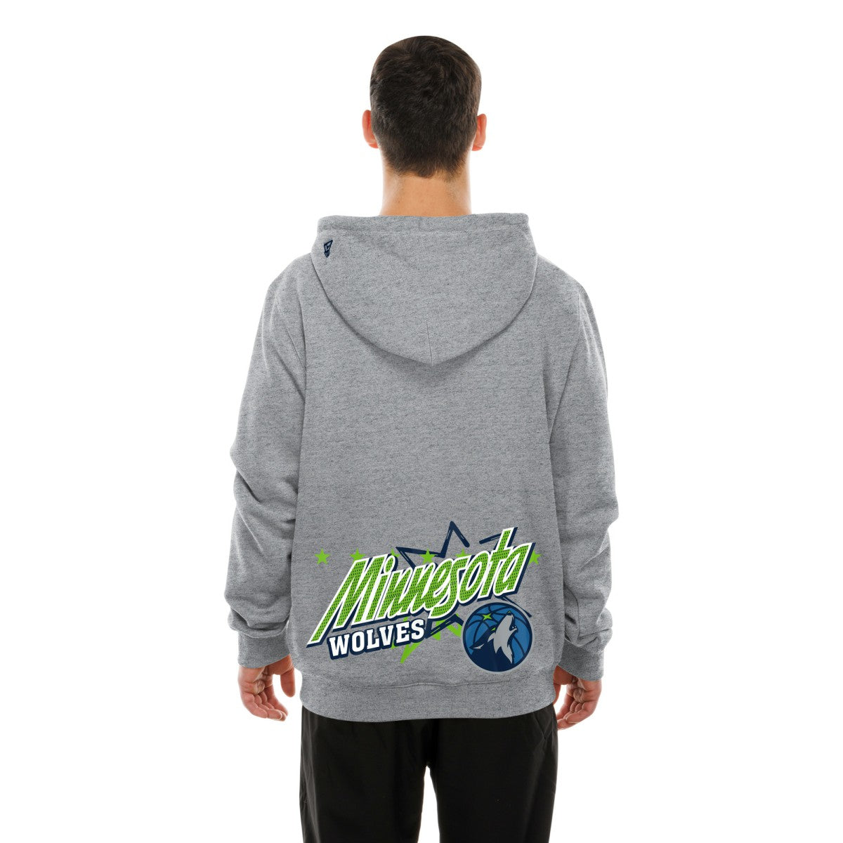 Minnesota Timberwolves Injection Sport Classics Fleece Hoodie Heather Gray | New Era US