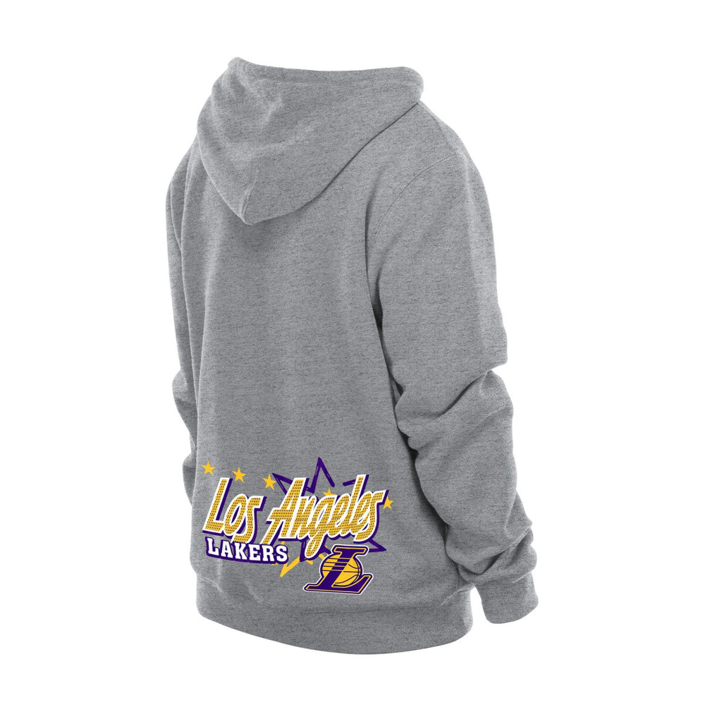 Los Angeles Lakers Injection Sport Classics Fleece Hoodie Heather Gray | New Era US
