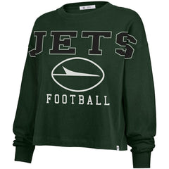 47 brand New York Jets '47 Women's Outreach City Oversized Long Sleeve T-Shirt Green