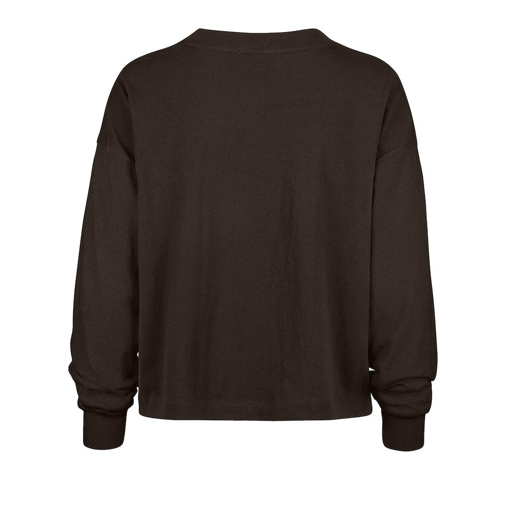 47 brand Cleveland Browns '47 Women's Outreach City Oversized Long Sleeve T-Shirt Brown