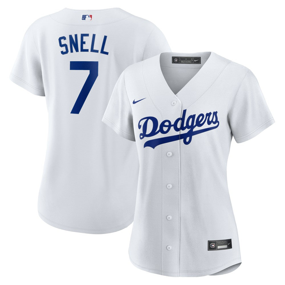Blake Snell Los Angeles Dodgers Nike Women's Home Replica Player Jersey - White - Nike on Sale