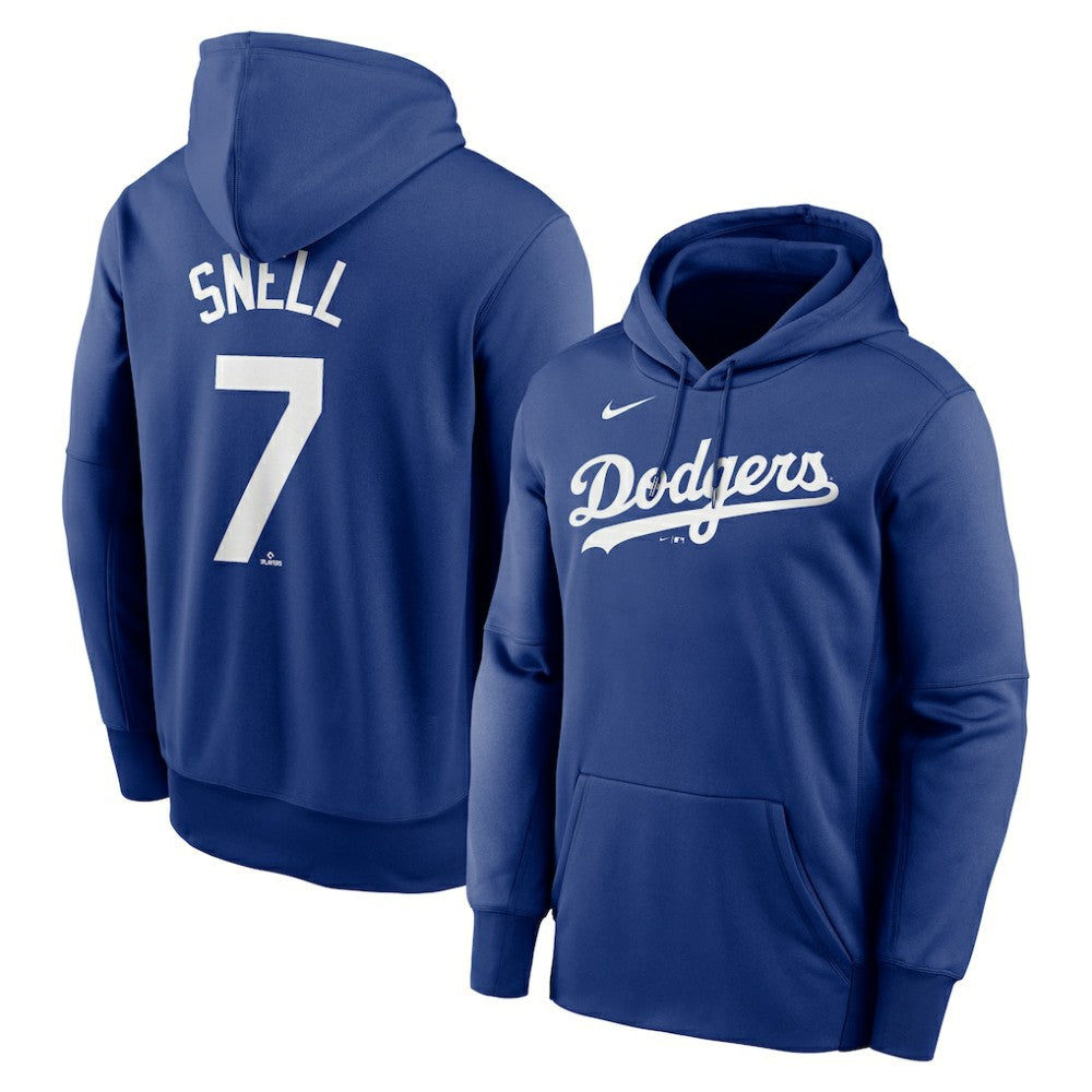 Blake Snell Los Angeles Dodgers Nike Player Name & Number Hoodie - Blue - Nike Discount