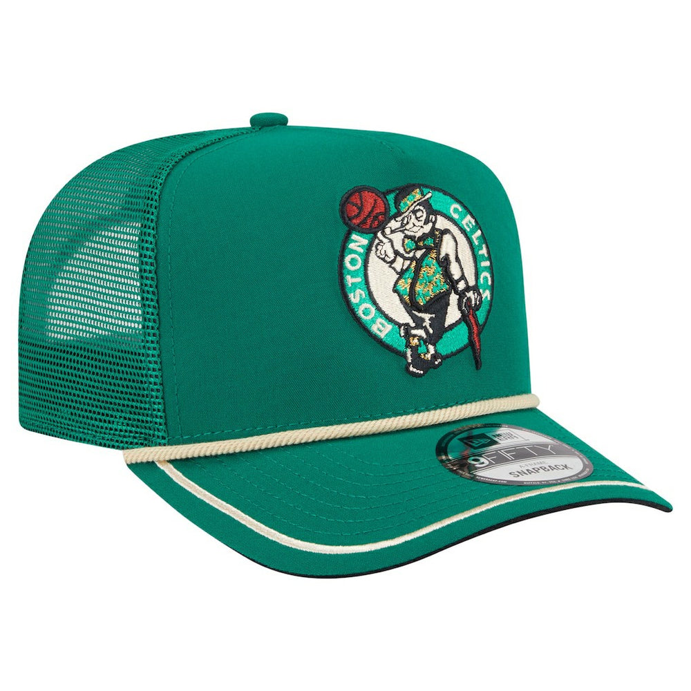 Boston Celtics Vintage Team Rope A-Frame 9FIFTY Snapback Hat Kelly Green | New Era outlet