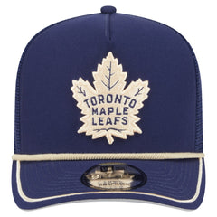 Toronto Maple Leafs New Era Vintage Team Rope A-Frame 9FIFTY Snapback Hat - Blue - NHL 202620643