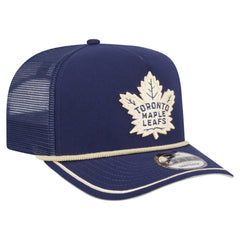 Toronto Maple Leafs New Era Vintage Team Rope A-Frame 9FIFTY Snapback Hat - Blue - NHL 202620643
