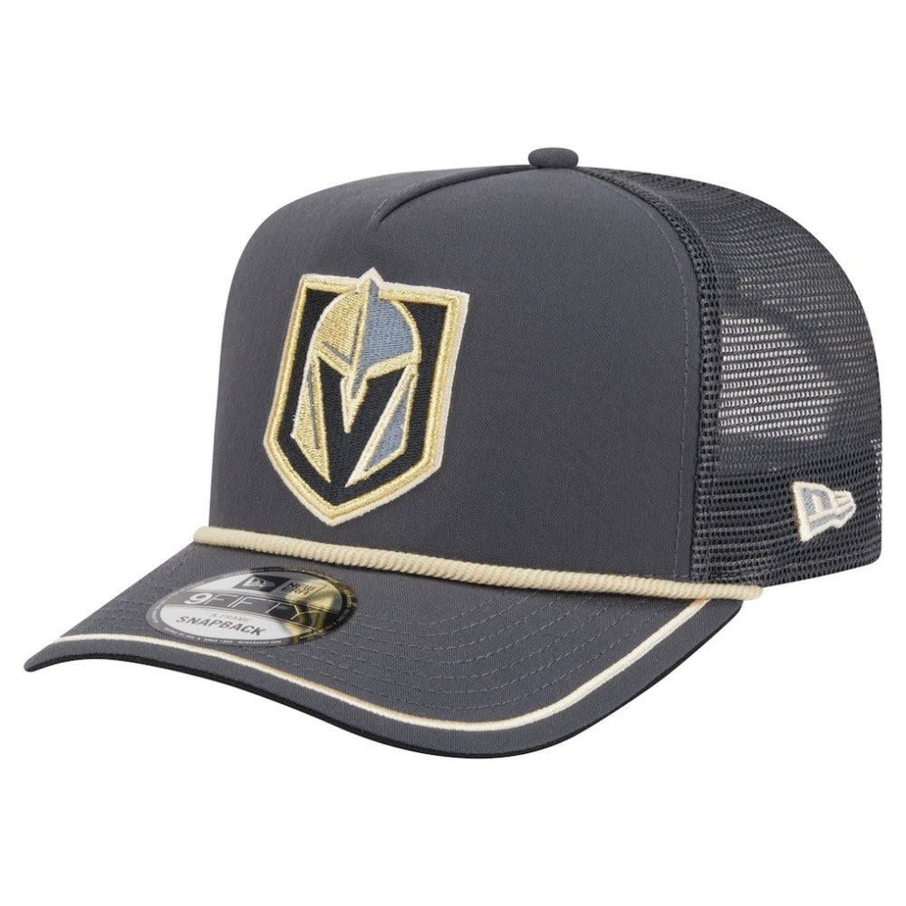 Vegas Golden Knights New Era Vintage Team Rope A-Frame 9FIFTY Snapback Hat - Gray - NHL 202620644