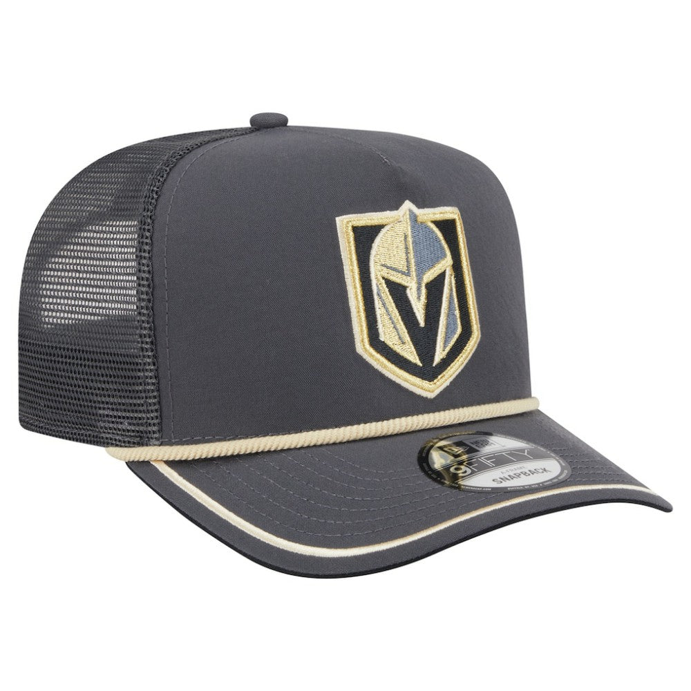 Vegas Golden Knights New Era Vintage Team Rope A-Frame 9FIFTY Snapback Hat - Gray - NHL 202620644