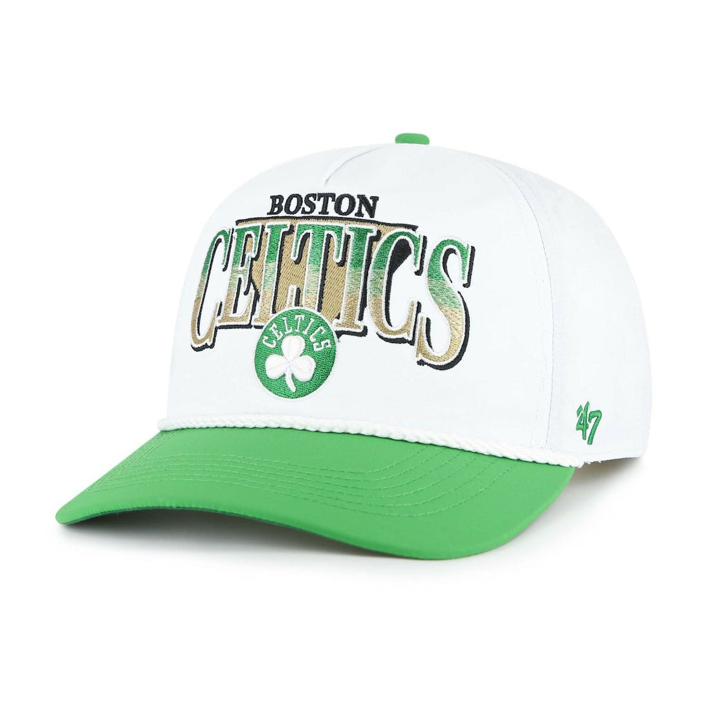 Boston Celtics '47 Tribute Two-Tone Hitch Adjustable Hat White/Kelly Green | 47 brand discount