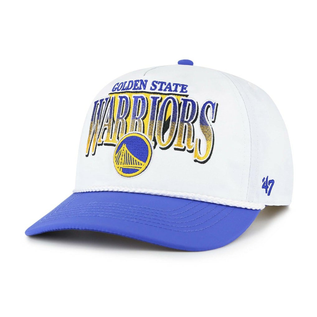 Golden State Warriors '47 Tribute Two-Tone Hitch Adjustable Hat for sale White/Royal | 47 brand outlet