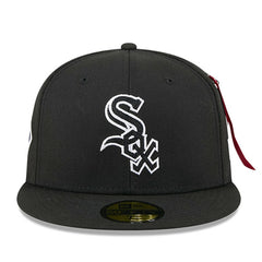 Chicago White Sox New Era x Alpha Industries 59FIFTY Fitted Hat - Black - New Era Sale