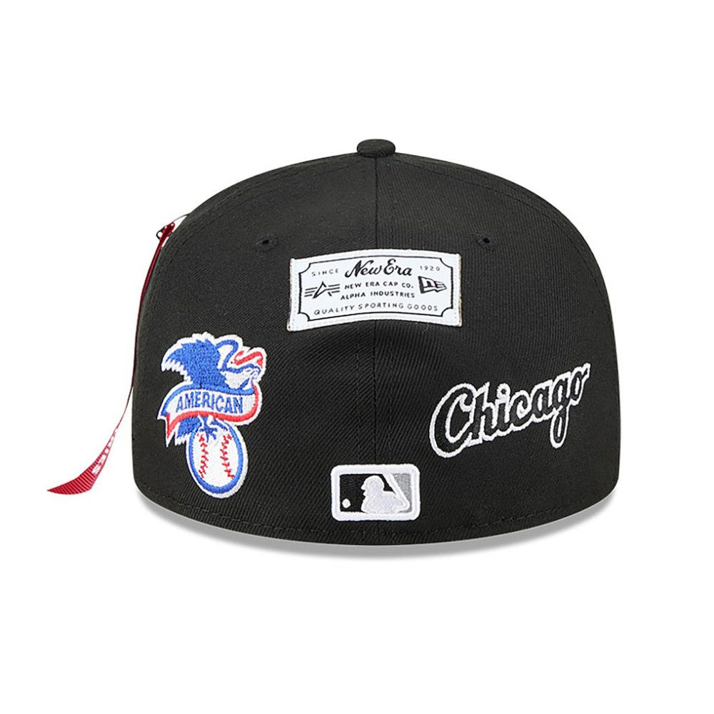 Chicago White Sox New Era x Alpha Industries 59FIFTY Fitted Hat - Black - New Era Sale