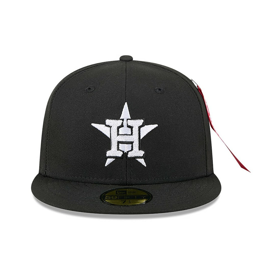 Houston Astros New Era x Alpha Industries 59FIFTY Fitted Hat - Black - New Era on Sale