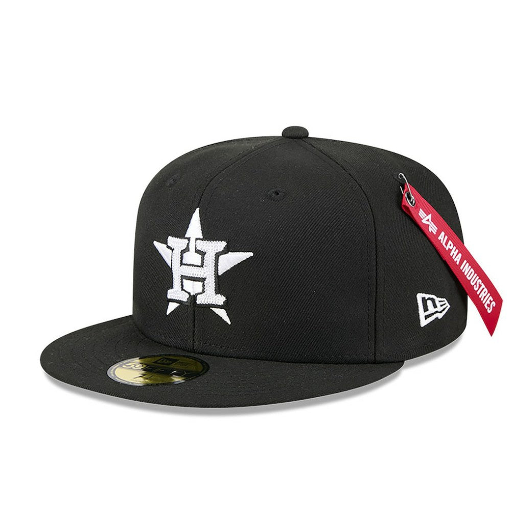 Houston Astros New Era x Alpha Industries 59FIFTY Fitted Hat - Black - New Era on Sale