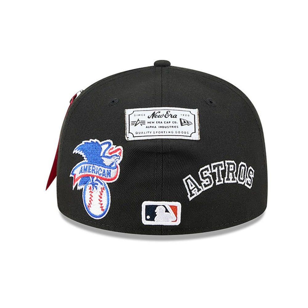 Houston Astros New Era x Alpha Industries 59FIFTY Fitted Hat - Black - New Era on Sale