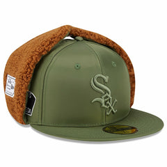 Chicago White Sox New Era x Alpha Industries Dog Ear 59FIFTY Fitted Hat - Olive - New Era Sale