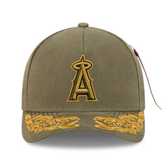 Los Angeles Angels New Era x Alpha Industries A-Frame 9FORTY Adjustable Hat - Olive - New Era Sale