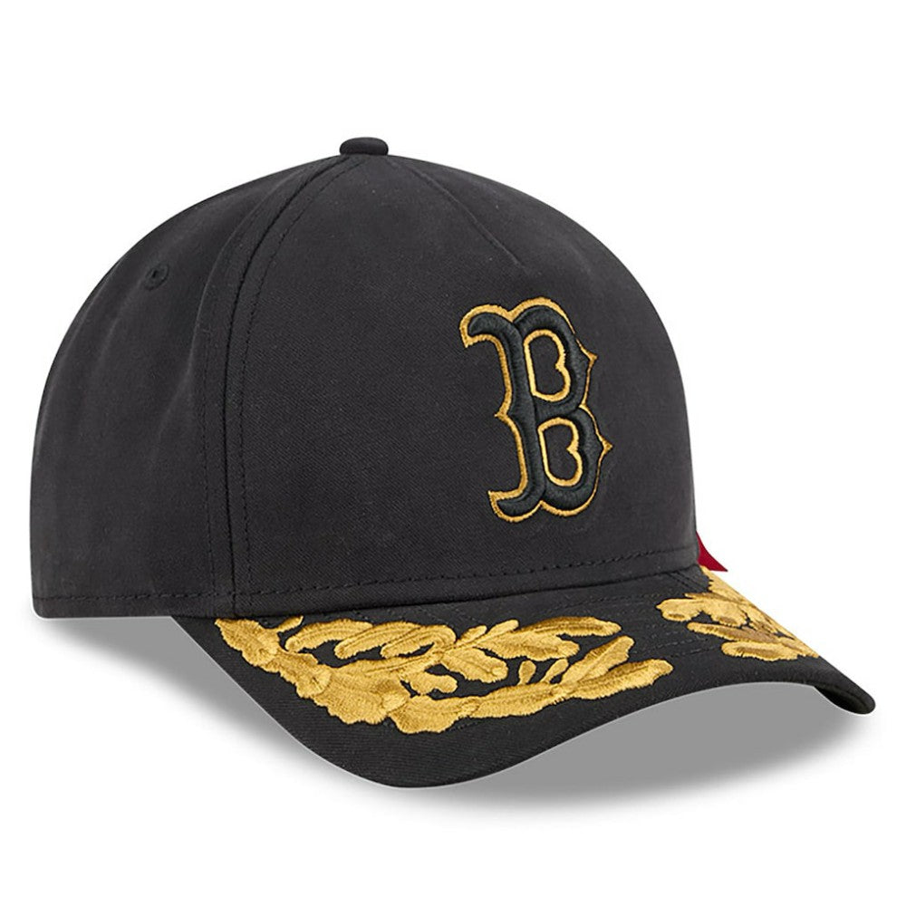 Boston Red Sox New Era x Alpha Industries A-Frame 9FORTY Adjustable Hat - Black - New Era on Sale
