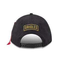 Baltimore Orioles New Era x Alpha Industries A-Frame 9FORTY Adjustable Hat - Black - New Era on Sale