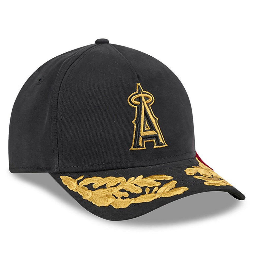 Los Angeles Angels New Era x Alpha Industries A-Frame 9FORTY Adjustable Hat - Black - New Era Lifestyle