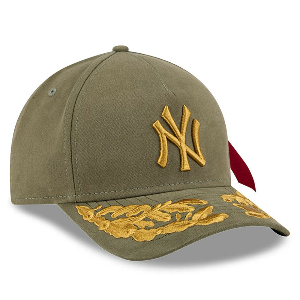 New York Yankees New Era x Alpha Industries A-Frame 9FORTY Adjustable Hat - Olive - New Era on Sale