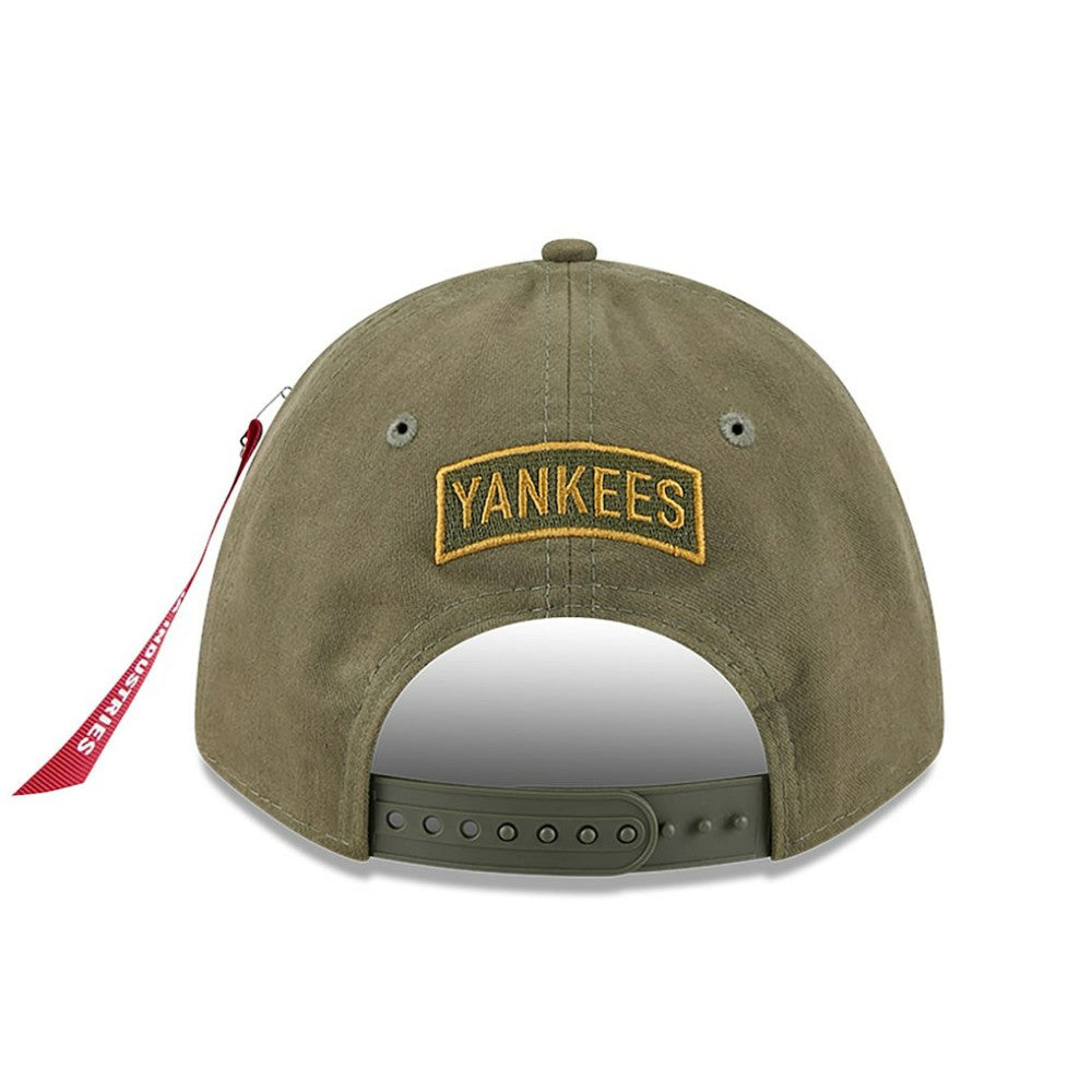 New York Yankees New Era x Alpha Industries A-Frame 9FORTY Adjustable Hat - Olive - New Era on Sale