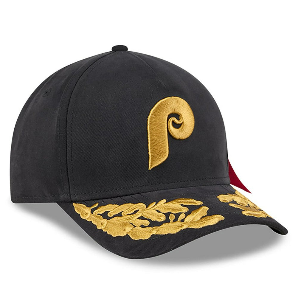 Philadelphia Phillies New Era x Alpha Industries A-Frame 9FORTY Adjustable Hat - Black - New Era Lifestyle
