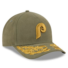 Philadelphia Phillies New Era x Alpha Industries A-Frame 9FORTY Adjustable Hat - Olive - New Era Lifestyle