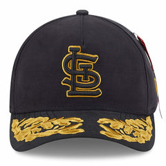 St. Louis Cardinals New Era x Alpha Industries A-Frame 9FORTY Adjustable Hat - Black - New Era on Sale