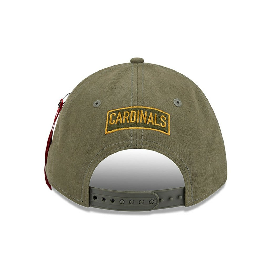 St. Louis Cardinals New Era x Alpha Industries A-Frame 9FORTY Adjustable Hat - Olive - New Era on Sale