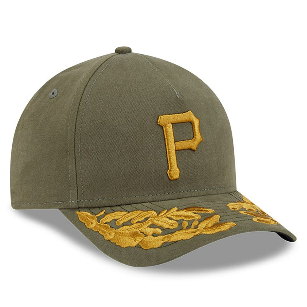 Pittsburgh Pirates New Era x Alpha Industries A-Frame 9FORTY Adjustable Hat - Olive - New Era Discount
