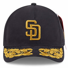 San Diego Padres New Era x Alpha Industries A-Frame 9FORTY Adjustable Hat - Black - New Era Discount