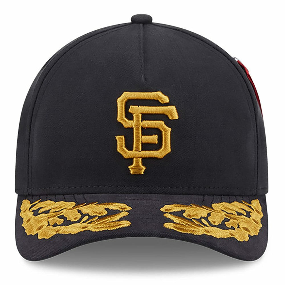 San Francisco Giants New Era x Alpha Industries A-Frame 9FORTY Adjustable Hat - Black - New Era Discount