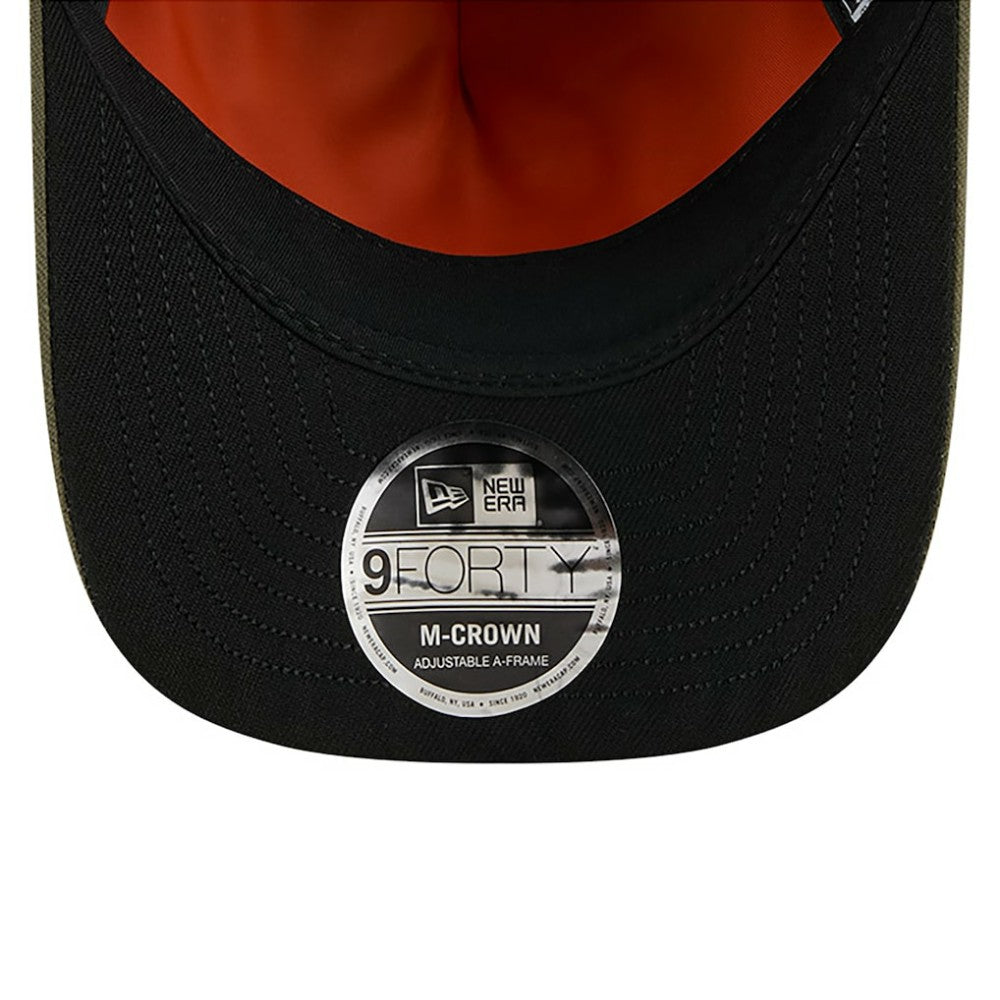 San Diego Padres New Era x Alpha Industries A-Frame 9FORTY Adjustable Hat - Olive - New Era Lifestyle