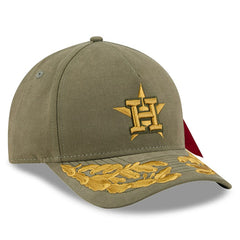 Houston Astros New Era x Alpha Industries A-Frame 9FORTY Adjustable Hat - Olive - New Era on Sale