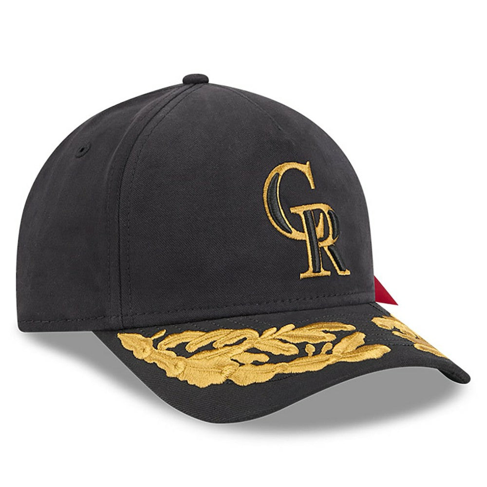 Colorado Rockies New Era x Alpha Industries A-Frame 9FORTY Adjustable Hat - Black - New Era on Sale