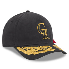 Colorado Rockies New Era x Alpha Industries A-Frame 9FORTY Adjustable Hat - Black - New Era on Sale