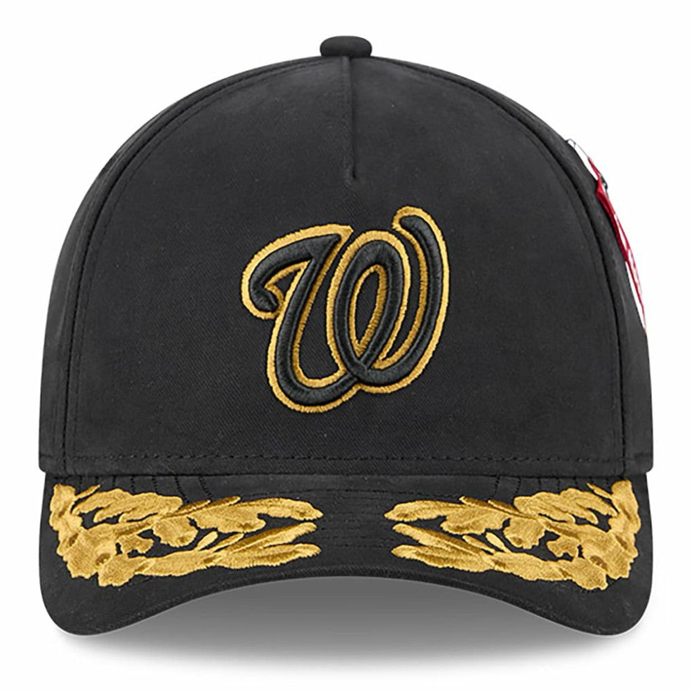 Washington Nationals New Era x Alpha Industries A-Frame 9FORTY Adjustable Hat - Black - New Era Online